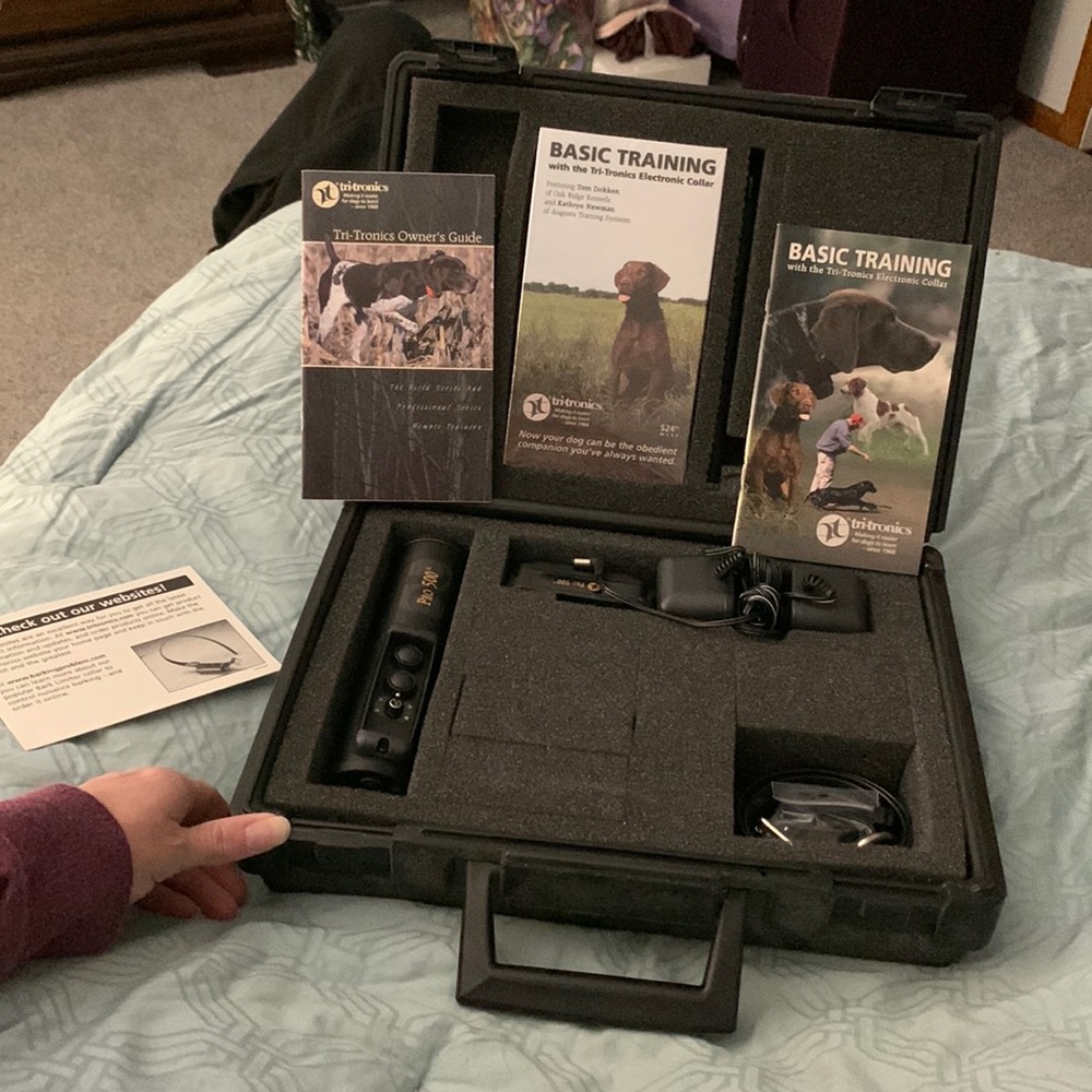Tri-Tronics Pro 500 XL electronic collar and remote trainer